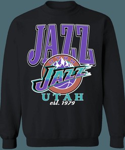 Utah Jazz 1979 Vintage NBA Sweatshirt Hoodie Shirt For NBA Fans