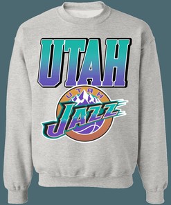 Utah Jazz GRADIENT Retro NBA Vintage Sweatshirt Hoodie Shirt For NBA Fans