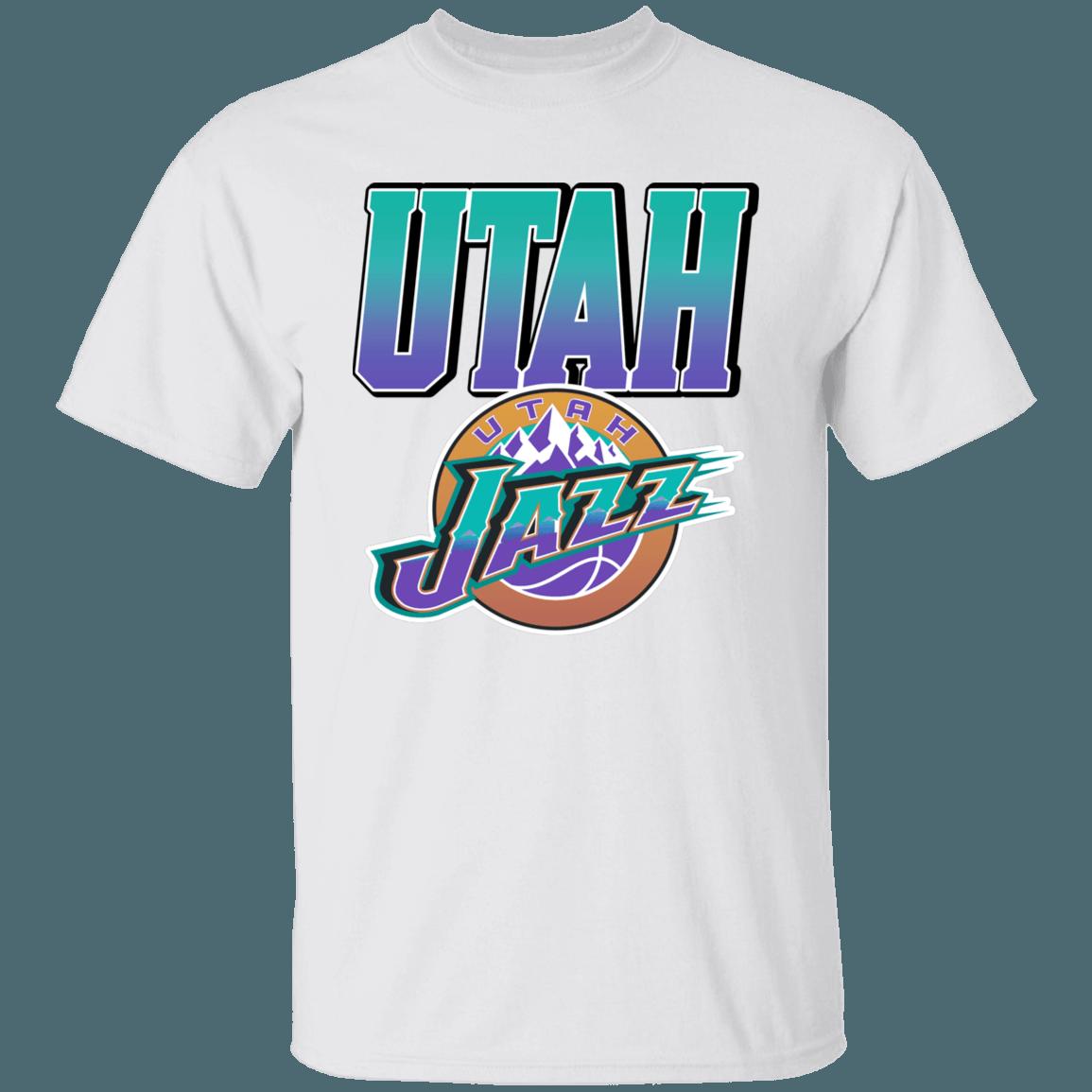Utah Jazz Retro NBA Fan T-Shirt Sweatshirt Hoodie - Image 3