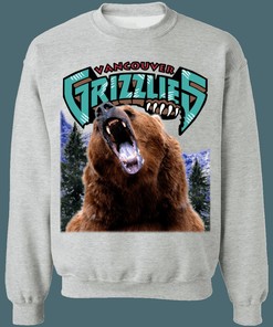 Vancouver Grizzlies Vintage NBA Vintage Sweatshirt Hoodie Shirt For NBA Fans
