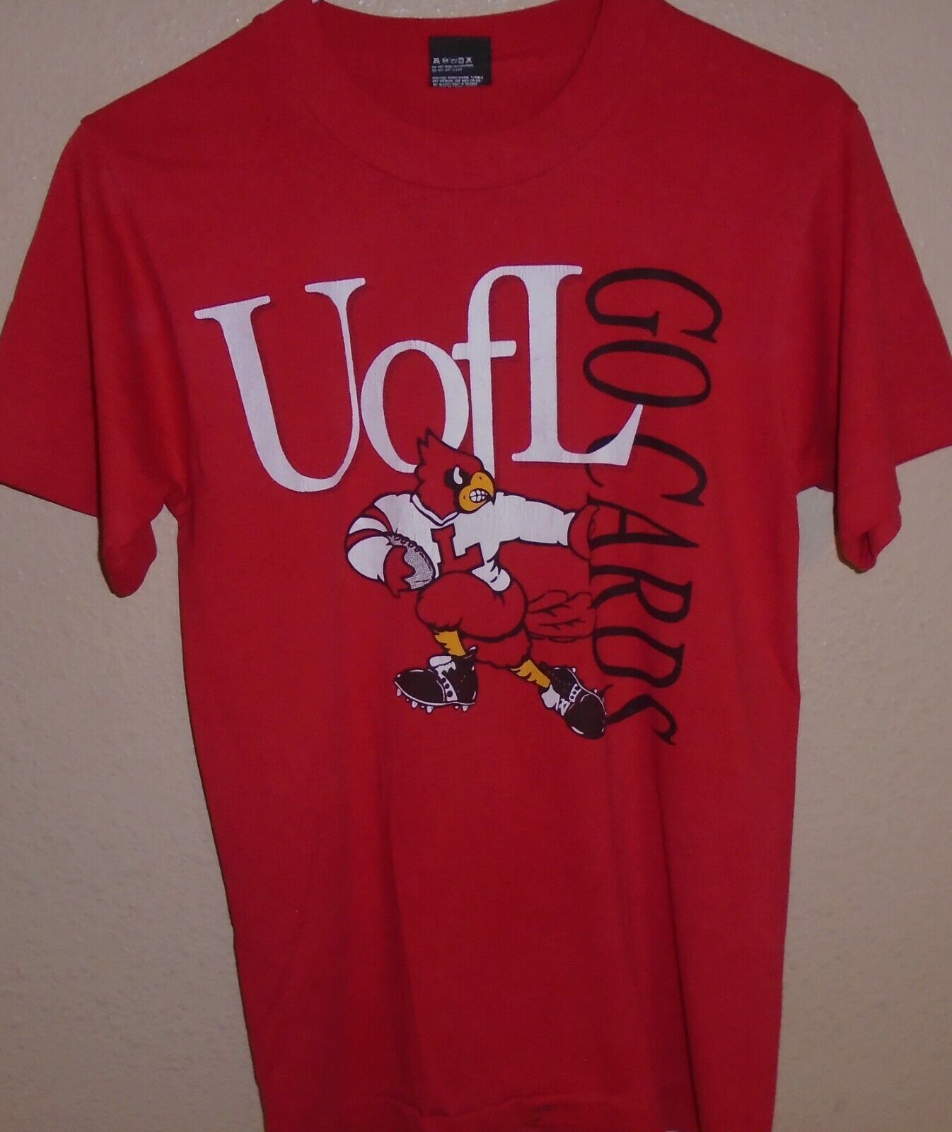 Vintage 1980S Louisville Cardinals Football T Shirt University Football Shirt Gifts, Ncaa Fans