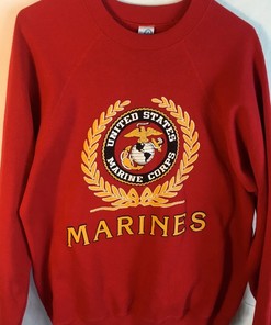 Vintage 1980's Marine Corps Sweatshirt, 90s Shirt, T-shirt, Hoodie