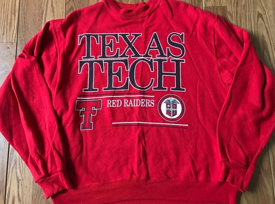 Vintage 1980's Texas Tech Red Raiders crewneck sweatshirtm Texas Tech Red Raiders Shirt, T-shirt, Hoodie
