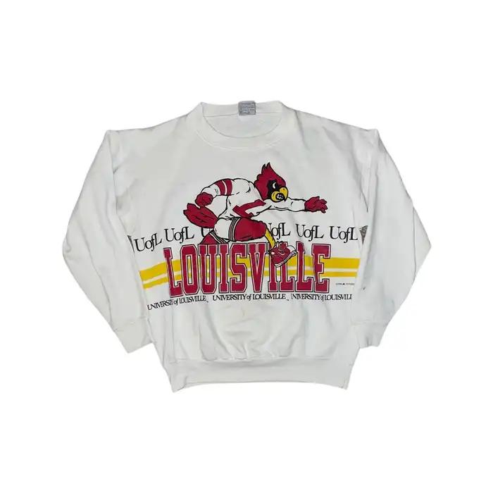 Vintage 1990 University Of Louisville Cardinals Sweatshirt Reprinted, Louisville Sweatshirt - Image 2