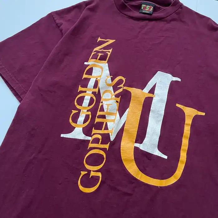 Vintage 1990S University Of Minnesota Golden Gophers Shirt Full Size, University Football Fan Shirts - Image 2