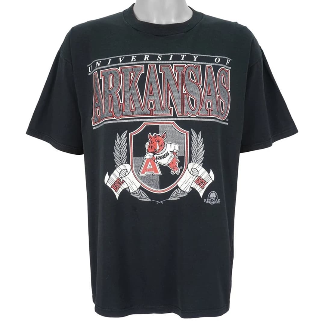 Vintage 1990's Arkansas Razorbacks T-Shirt, Shirt, Gift For Her, Gift For Him