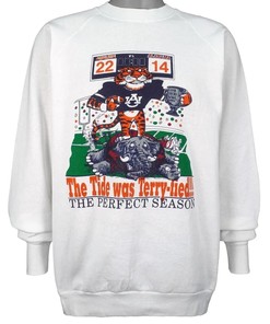 Vintage 1990's Auburn Tigers Crewneck Sweatshirt, Shirt, T-shirt, Hoodie
