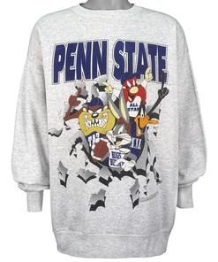 Vintage 1990's Penn State with Looney Tunes Stars Crewneck Sweatshirt, Vintage 90s Shirt, Gift For Her, Gift For Him