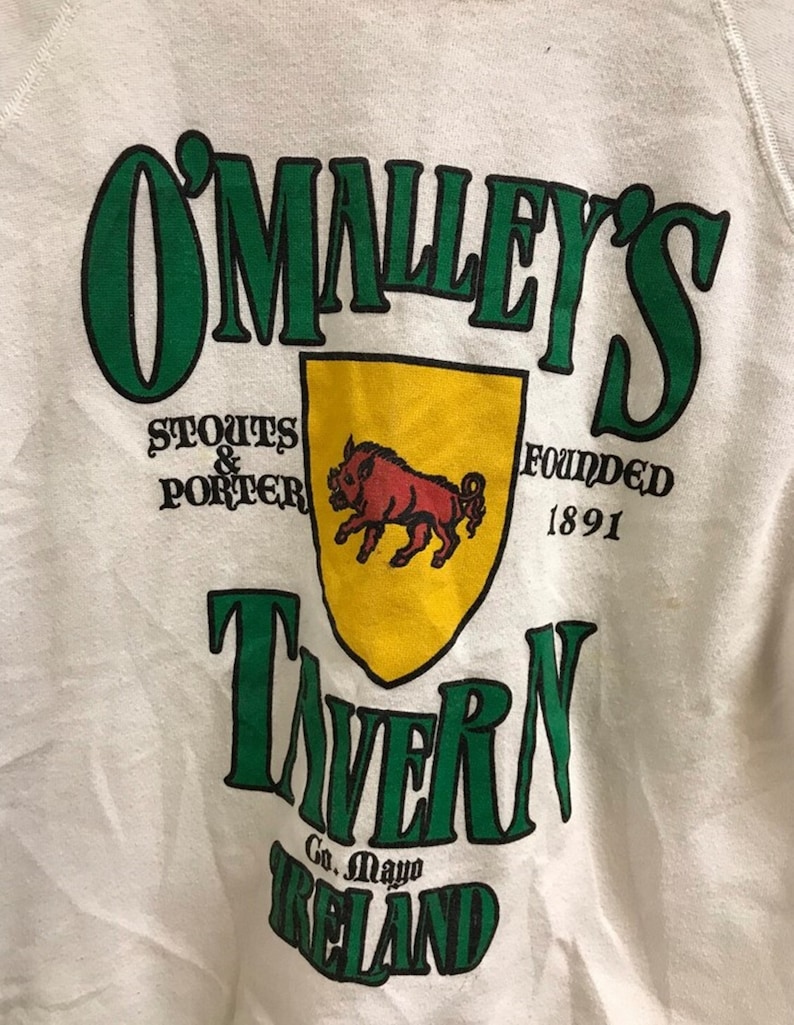 Vintage 1990s o’malleys tavern Sweatshirt, Shirt, Unisex Shirt, Hoodie - Image 2