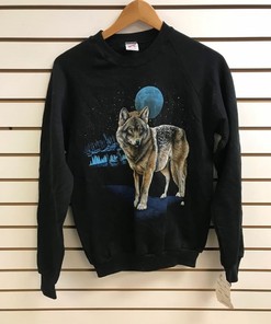 Vintage 1990s wolf Sweatshirt, Shirt, Gift For Her, Gift For Him, T-shirt, Hoodie