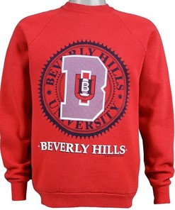 Vintage 1991 Beverly Hills University Crewneck Sweatshirt, Shirt, T-shirt, Hoodie