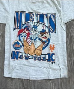 Vintage 1993 Looney Tunes Mets New York T-shirt, New York Mets Sweatshirt, MLB Baseball Shirt, World Series Shirt