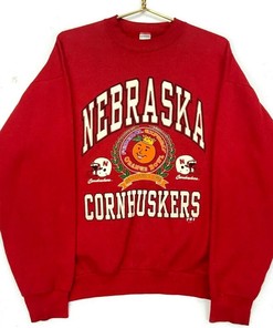 Vintage 1993 Nebraska Cornhuskers Orange Bowl Crewneck Sweatshirt, Hoodie