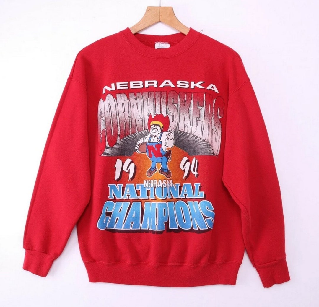 Vintage 1994 Nebraska Cornhuskers University of Sweatshirt, T shirt, Hoodie