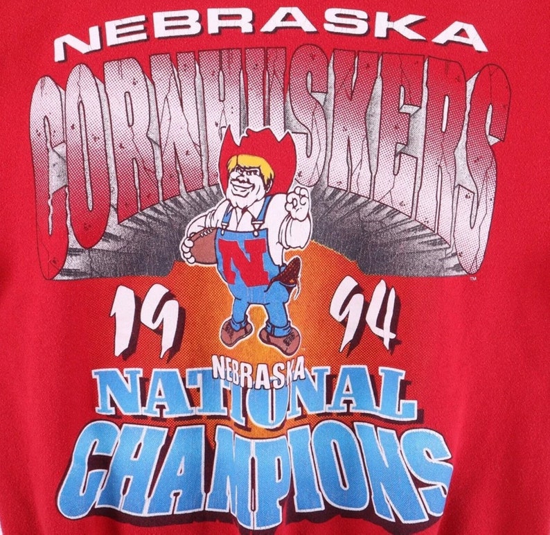 Vintage 1994 Nebraska Cornhuskers University of Sweatshirt, T shirt, Hoodie - Image 2