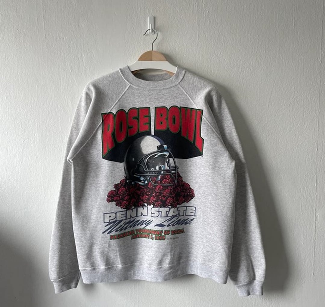 Vintage 1995 Penn State Nittany Lions Rose Bowl Tournament Crewneck Sweatshirt, T shirt, Hoodie