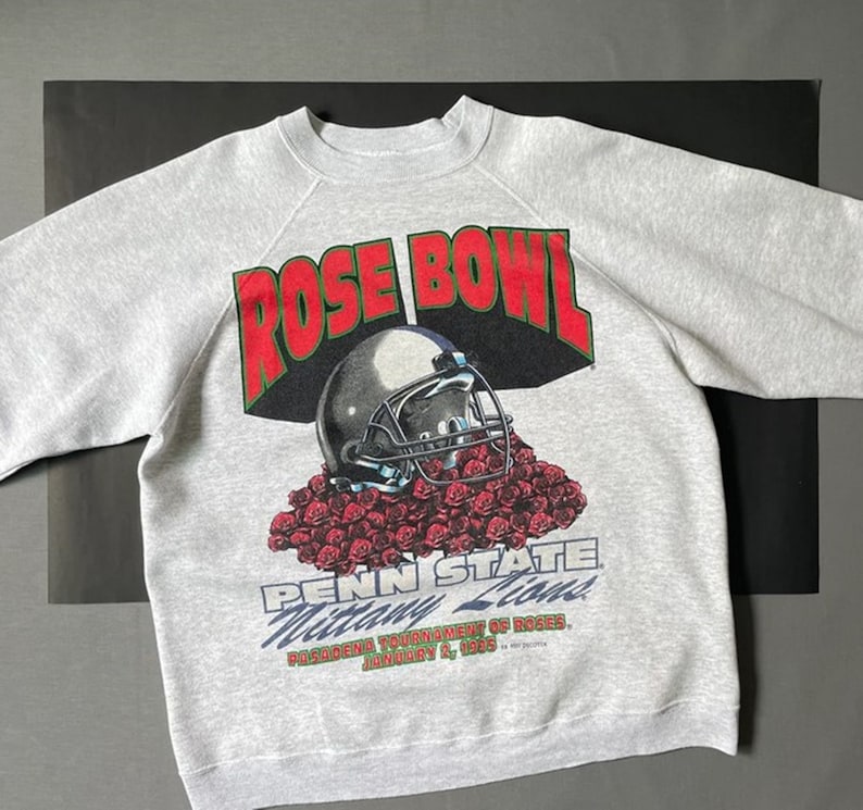 Vintage 1995 Penn State Nittany Lions Rose Bowl Tournament Crewneck Sweatshirt, T shirt, Hoodie - Image 2