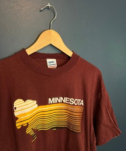 Vintage 80’S University Of Minnesota Football T Shirt, Football Fan Shirt