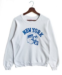 Vintage 80s New York Giant Unisex Sweatshirt Hoodie Shirt
