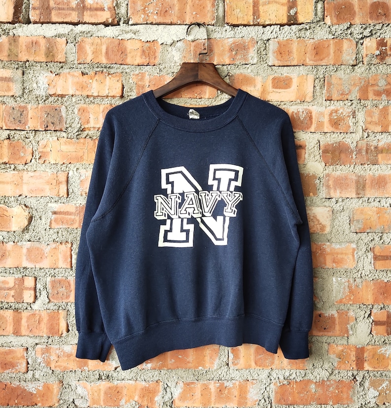 Vintage 80s United States Navy Unisex Sweatshirt Hoodie Shirt