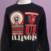 Vintage 80s University Of Illinois Fighting Illini Ncaa 1980s College Unisex Sweatshirt Hoodie Shirt
