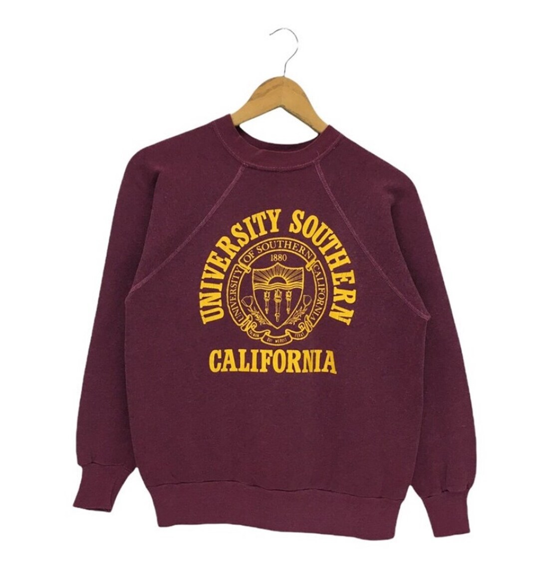 Vintage 80s University Southern California Sweatshirt CrewNeck, T shirt, Hoodie