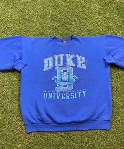 Vintage 90S Duke University Crewneck Sweatshirt, T shirt, Hoodie