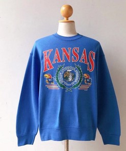Vintage 90S Kansas University Jayhawks Sweatshirt, Vintage 90S Shirt, Gift For Her, Gift For Her