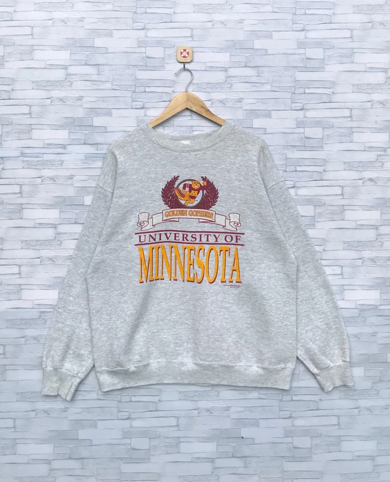 Vintage 90S Minnesota Golden Gophers (University Of Minnesota) Football, Baseball, Basketball, Hockey Ncaa Hoodie