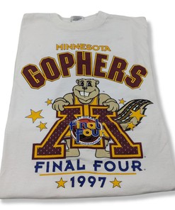 Vintage 90S Minnesota Gophers Basketball 1997 Big Ten Champions Shirt Full Size, Football Lover Gifts