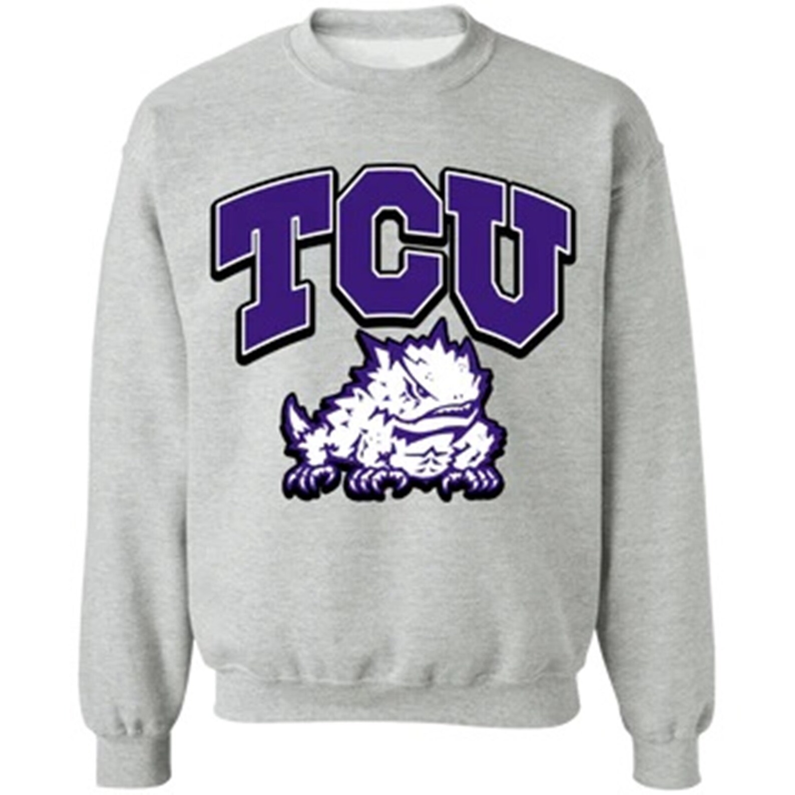 Vintage 90S Texas Christian University Sweatshirt Crewneck, Tcu Horned Frogs Football Hoodie