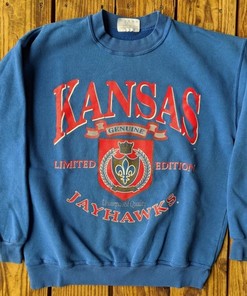 Vintage 90S University Of Kansas Jayhawks Sweatshirt, Jayhawks Sweater