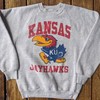 Vintage 90S University Of Kansas Jayhawks Sweatshirt, Kansas Jayhawks Shirt