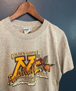 Vintage 90’S University Of Minnesota Golden Gophers Basketball T Shirt, Football Lover Gifts