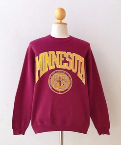 Vintage 90S University Of Minnesota Gophers Golden Sweatshirt, University Of Minnesota
