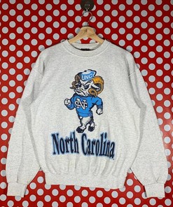 Vintage 90S University Of North Carolina Sweatshirt, North Carolina Sweater, Gift For Her, Gift For Him