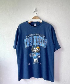 Vintage 90S University Of North Carolina Tar Heels Shirt, Vintage Sweatshirt, Hoodie Gift Student
