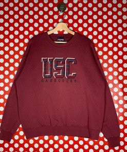 Vintage 90S Usc Trojan University Sweatshirt Pullover Hoodie, Shirt