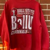 Vintage 90s Ball State University Cardinals Crewneck Sweatshirt, Gift For Her, Gift For Him