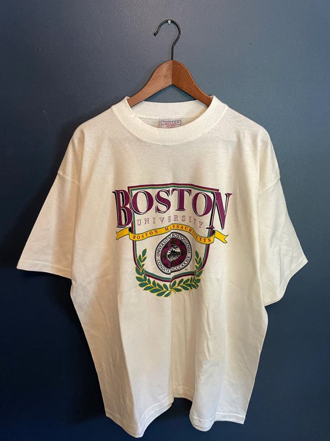 Vintage 90’s Boston University T Shirt, Vintage Sweatshirt, Shirt, Hoodie