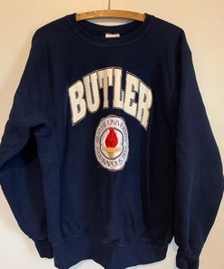 Vintage 90s Butler University Sweatshirt, Shirt, Gift For Her, Gift For Him