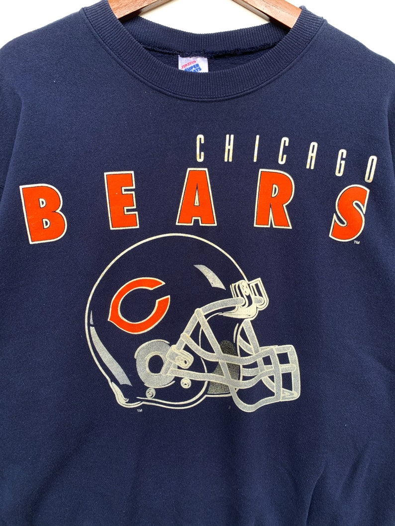 Vintage 90s Chicago Bears Unisex Sweatshirt Hoodie Shirt - Image 2