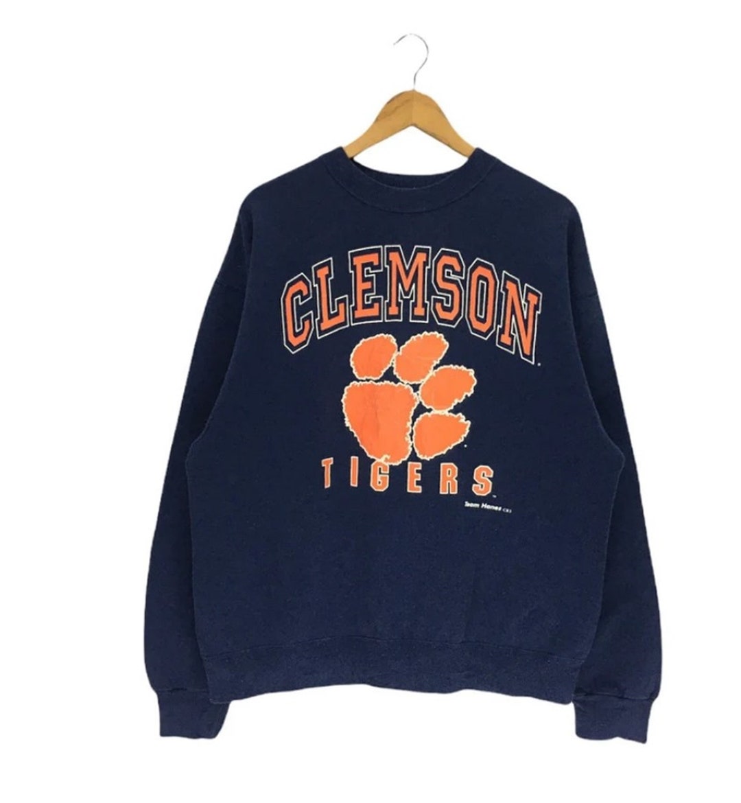 Vintage 90s Clemson Tigers Sweatshirt Crewneck, T shirt, Hoodie