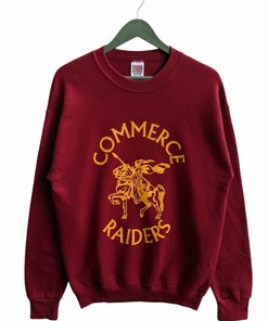 Vintage 90s Commerce Raiders Unisex Sweatshirt Hoodie Shirt