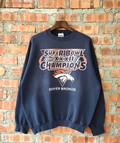 Vintage 90s Denver Broncos Football Super Bowl Champion Unisex Sweatshirt Hoodie Shirt