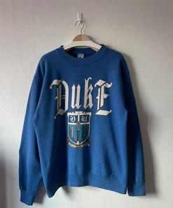 Vintage 90s Duke University Crewneck Sweatshirt, T shirt, Hoodie Gifts for Fans