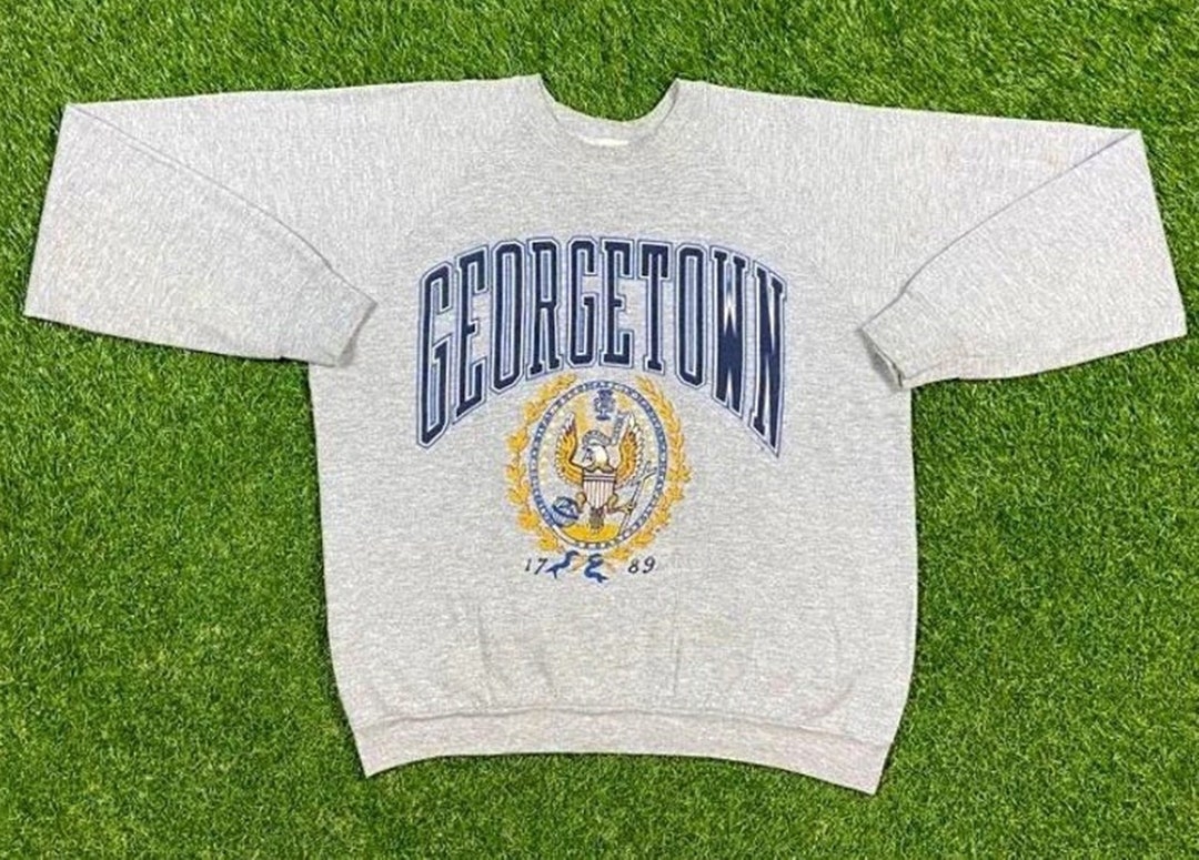 Vintage 90s Georgetown University Hoyas Crewneck Sweatshirt, T shirt, Hoodie