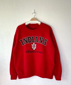 Vintage 90s Indiana University Sweatshirt, University Indiana Hoosiers Shirt, Gift For Her, Gift For Him