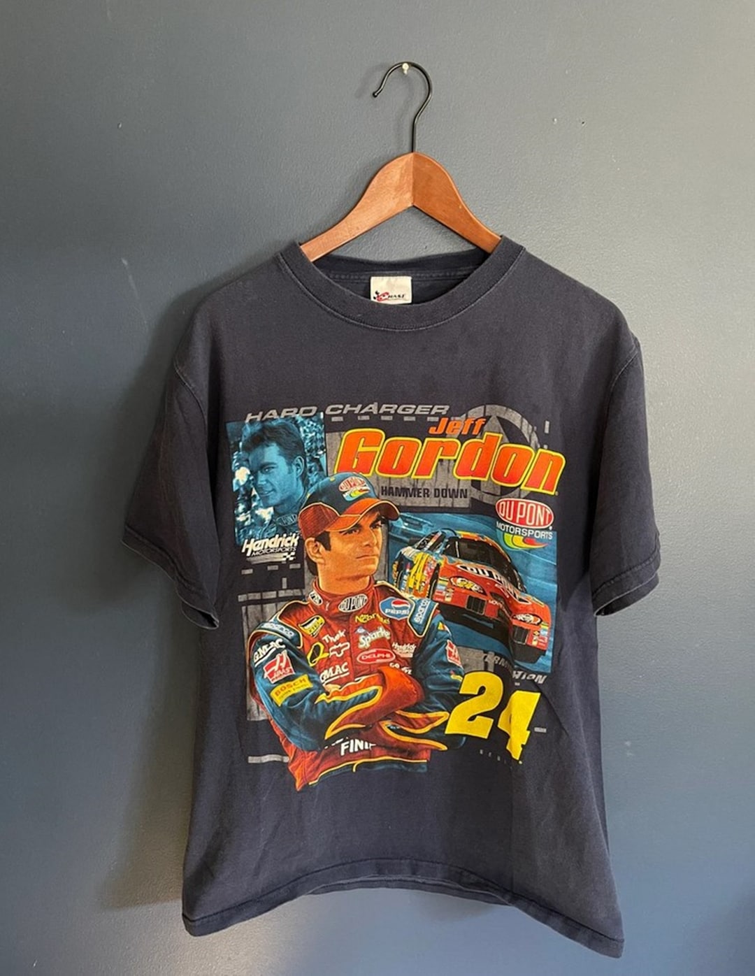 Vintage 90s Jeff Gordon NASCAR Chevy Monte Carlo SS Racing Tee Shirt, Sweatshirt, T shirt, Hoodie