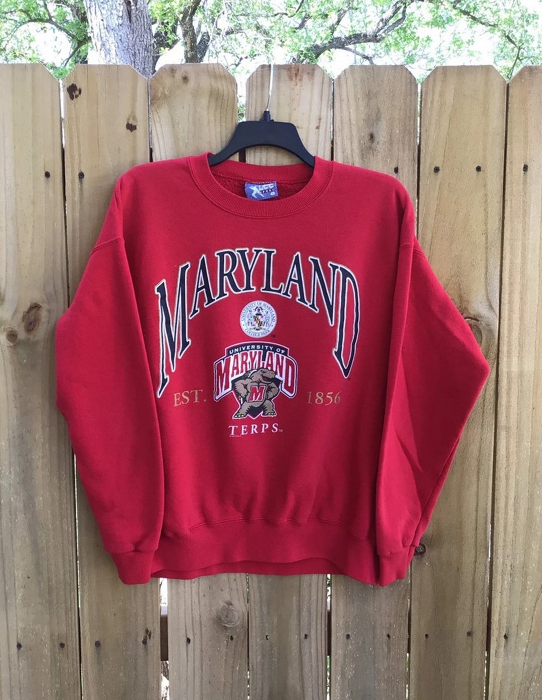 Vintage 90s Maryland University Terps Sweatshirt, T shirt, Hoodie